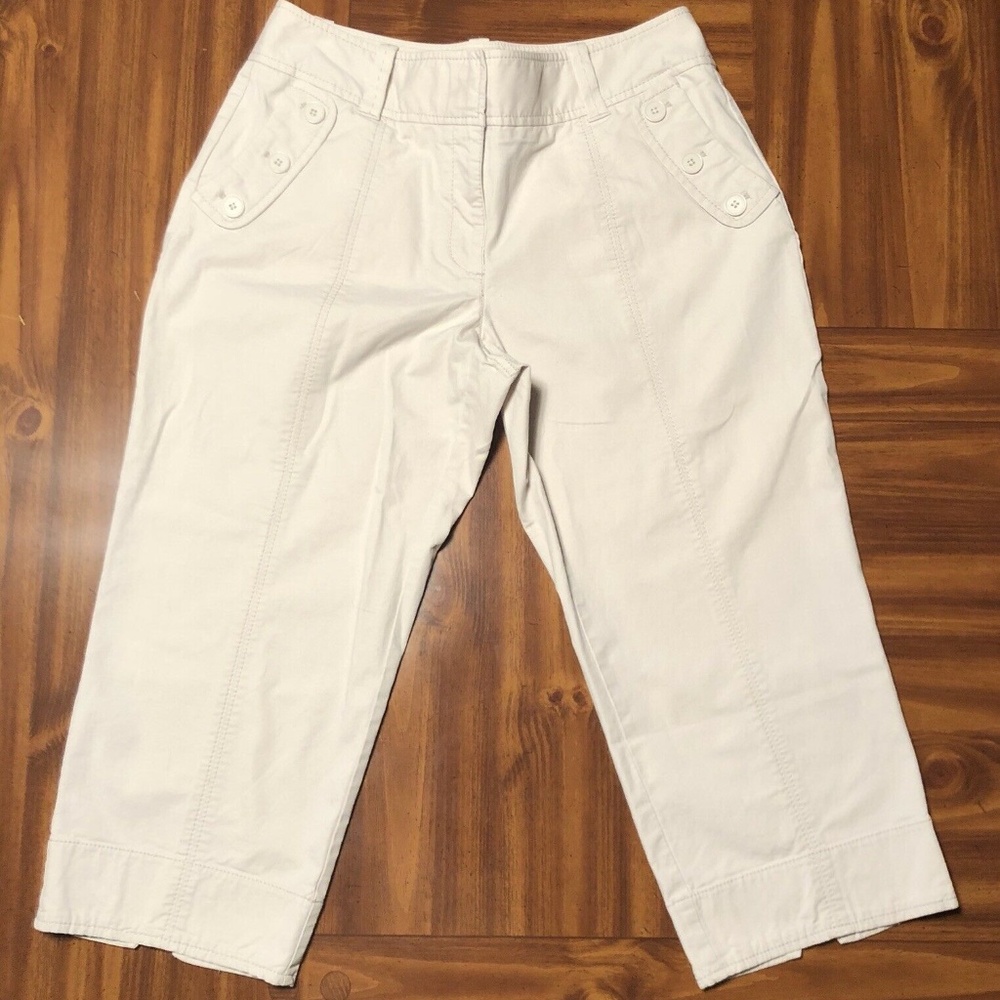 Ann Taylor Loft Capri Pants S 6 Cropped Ins 20" Ju